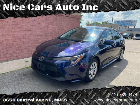 2020 Toyota Corolla for sale at Nice Cars Auto Inc in Minneapolis MN