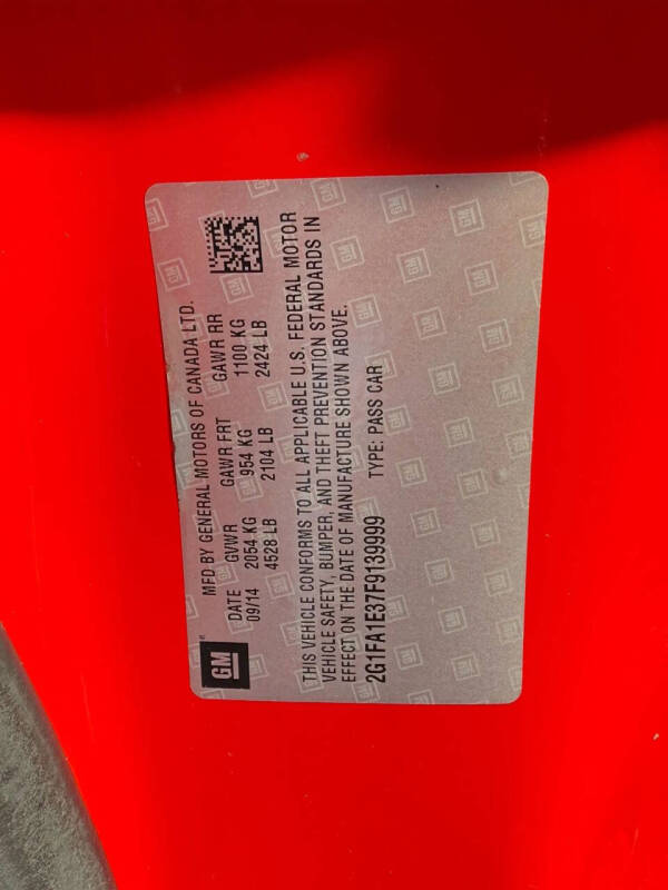 2015 Chevrolet Camaro LS