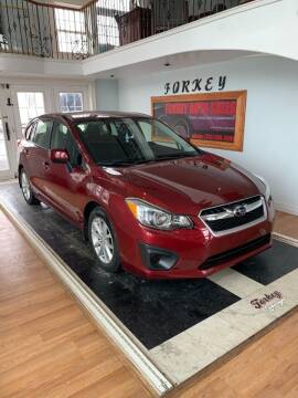 2014 Subaru Impreza for sale at Forkey Auto & Trailer Sales in La Fargeville NY
