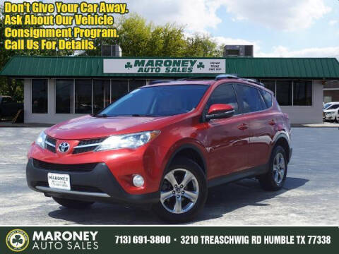 2015 Toyota RAV4 for sale at Maroney Auto Sales in Humble TX