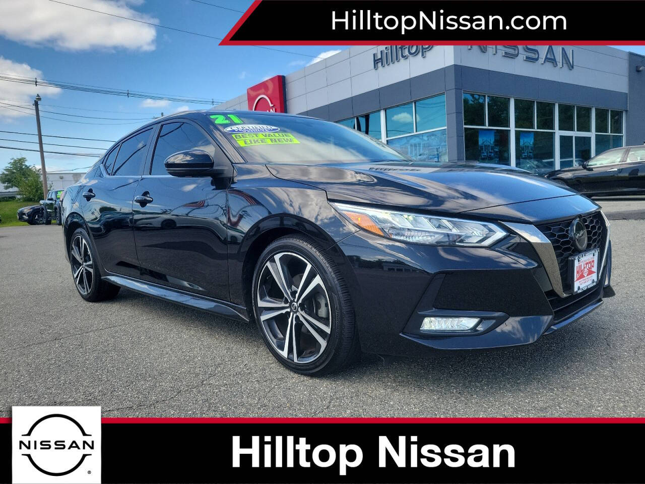 2021 Nissan Sentra for sale at HILLTOP NISSAN in East Hanover, NJ