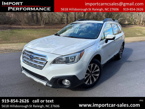 2017 Subaru Outback for sale at Import Performance Sales in Raleigh NC