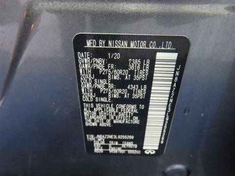 2020 Infiniti QX80 Luxe