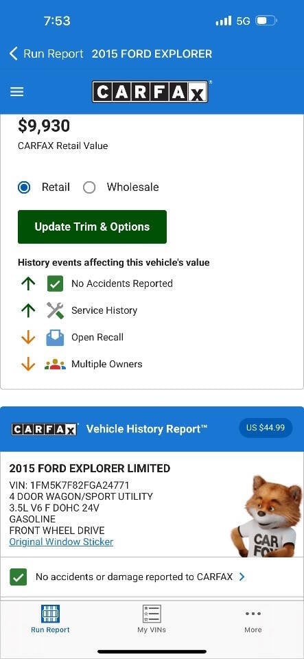 2015 Ford Explorer for sale at Auto Nation in Norfolk, VA