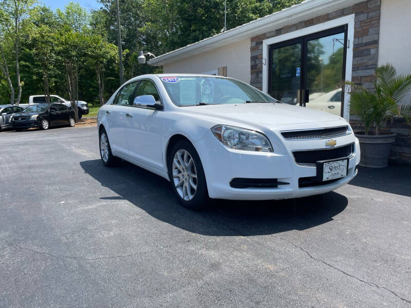 2012 Chevrolet Malibu for sale at SELECT MOTOR CARS INC in Gainesville GA