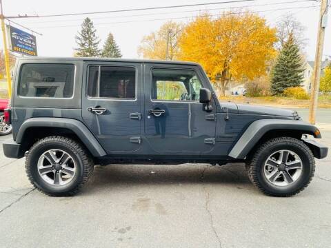 2016 Jeep Wrangler Unlimited for sale at Rivera Auto Sales LLC in Saint Paul MN