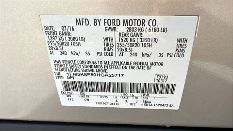 2017 Ford Explorer Limited