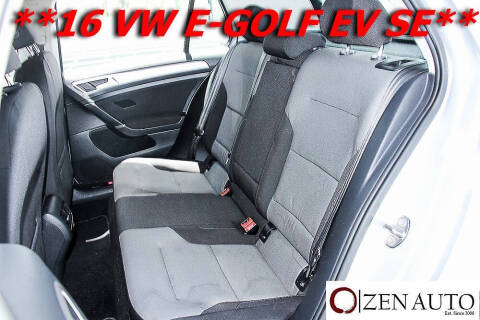 2016 Volkswagen e-Golf SE