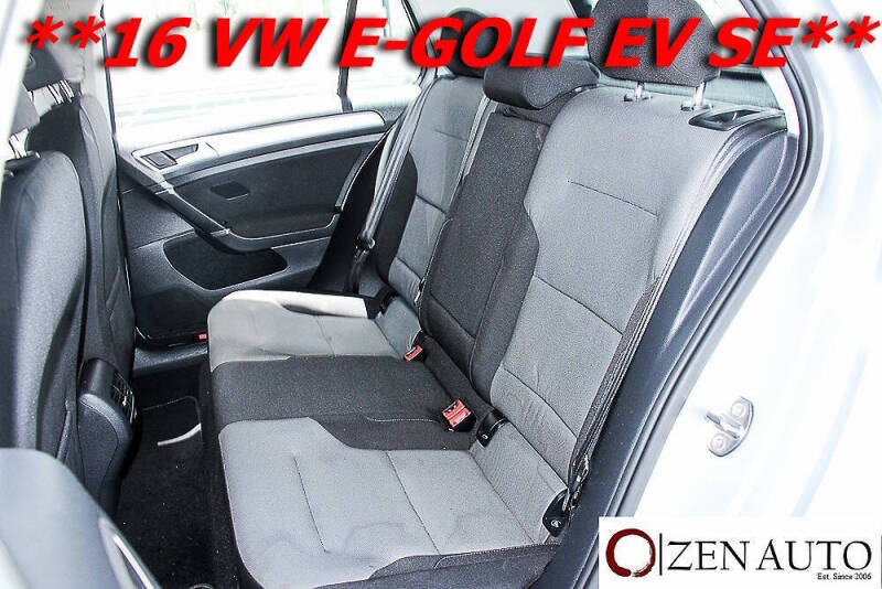 2016 Volkswagen e-Golf SE