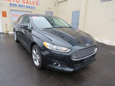 2014 Ford Fusion for sale at Small Town Auto Sales in Hazleton PA