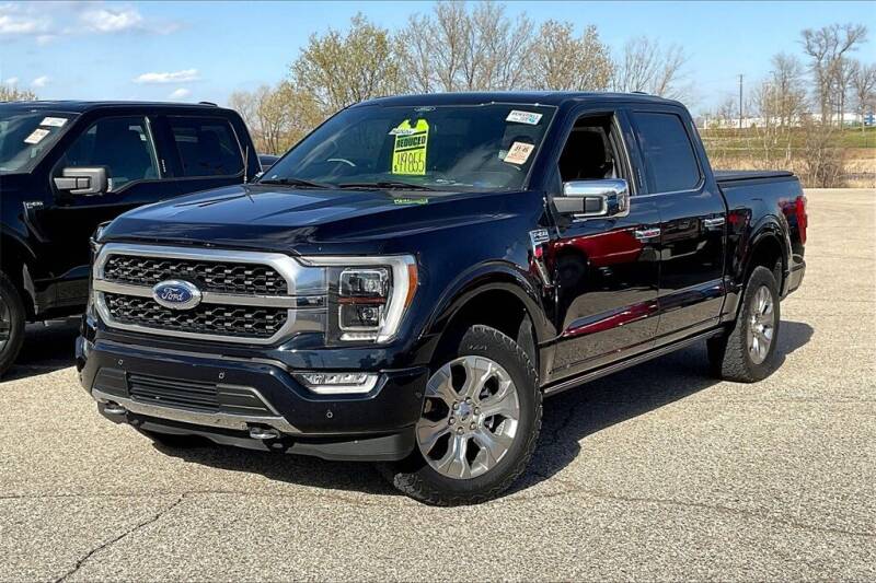 Used 2021 Ford F-150 Platinum with VIN 1FTFW1E50MFA98971 for sale in Montevideo, Minnesota