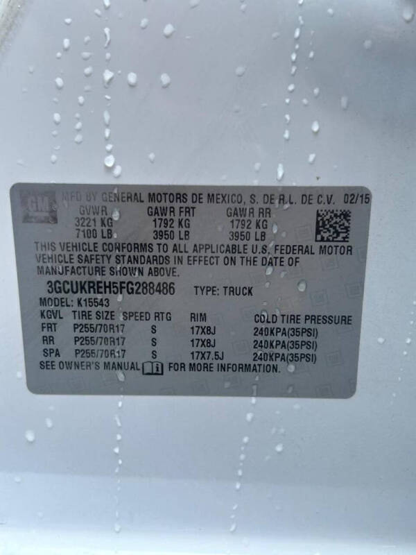2015 Chevrolet Silverado 1500