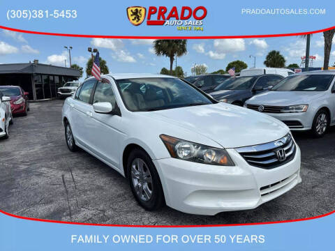 2012 Honda Accord for sale at Prado Auto Sales in Miami FL