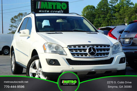 2011 Mercedes-Benz M-Class for sale at Metro Auto Credit in Smyrna GA