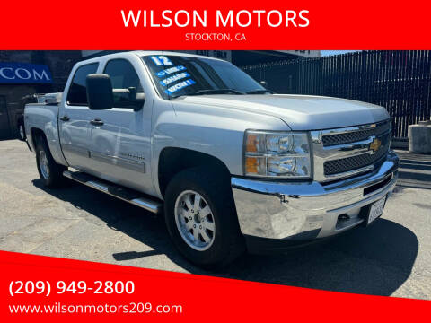 2012 Chevrolet Silverado 1500 for sale at WILSON MOTORS in Stockton CA