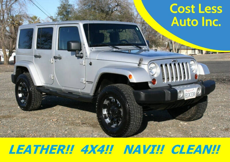 2012 Jeep Wrangler Unlimited for sale at Cost Less Auto Inc. in Rocklin CA