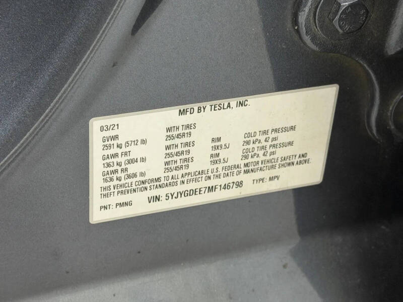 2021 Tesla Model Y Long Range