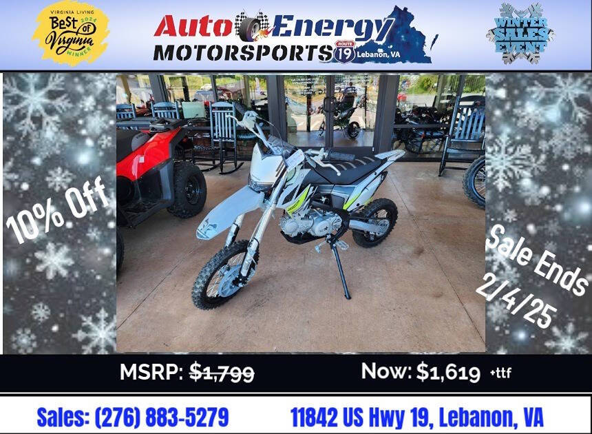 2024 Thumpstar TSX 125 for sale at Auto Energy in Lebanon, VA