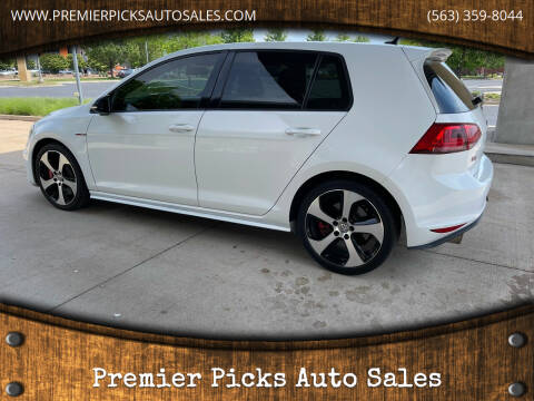 2017 Volkswagen Golf GTI for sale at Premier Picks Auto Sales in Bettendorf IA