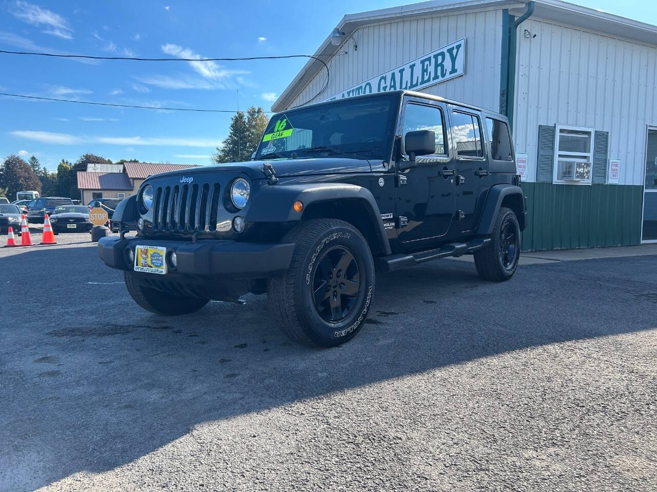 2016 Jeep Wrangler Unlimited for sale at Upstate Auto Gallery in Westmoreland, NY