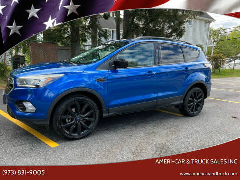2017 Ford Escape for sale at AMERI-CAR & TRUCK SALES INC in Haskell NJ