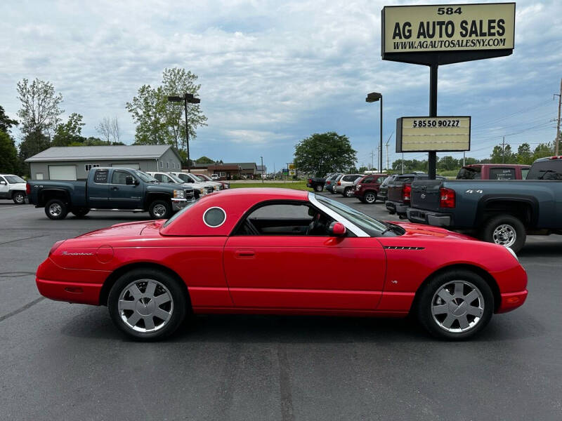 2003 Ford Thunderbird for sale at AG Auto Sales in Ontario NY