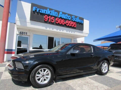 2009 Ford Mustang for sale at Franklin Auto Sales in El Paso TX