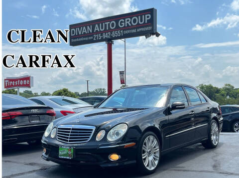 2009 Mercedes-Benz E-Class for sale at Divan Auto Group in Feasterville Trevose PA