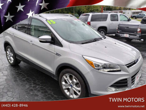 2015 Ford Escape for sale at TWIN MOTORS in Madison OH