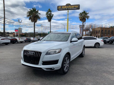 2013 Audi Q7 for sale at A MOTORS SALES AND FINANCE in San Antonio TX
