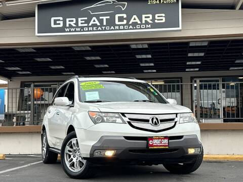 2008 Acura MDX for sale at Great Cars in Sacramento CA