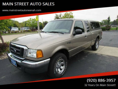 2004 Ford Ranger for sale at MAIN STREET AUTO SALES in Neenah WI