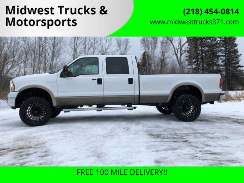 2005 Ford F-350 Super Duty for sale at Midwest Trucks & Motorsports in Merrifield MN