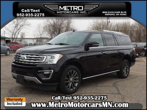 2020 Ford Expedition MAX for sale at Metro Motorcars Inc in Hopkins MN