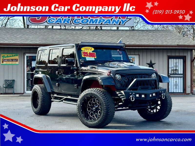 2014 Jeep Wrangler Unlimited for sale at Johnson Car Company llc in Crown Point IN