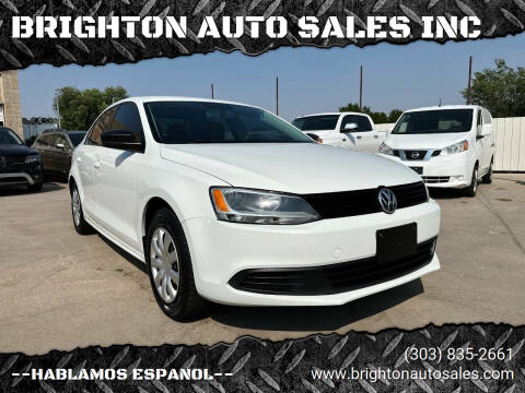 2014 Volkswagen Jetta for sale at BRIGHTON AUTO SALES INC in Brighton CO