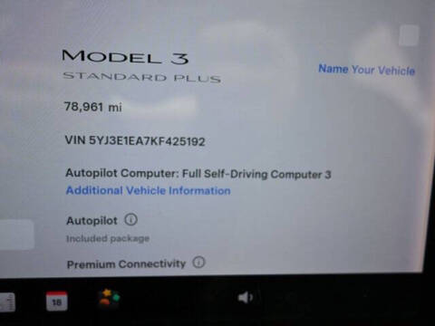 2019 Tesla Model 3 Standard Range Plus