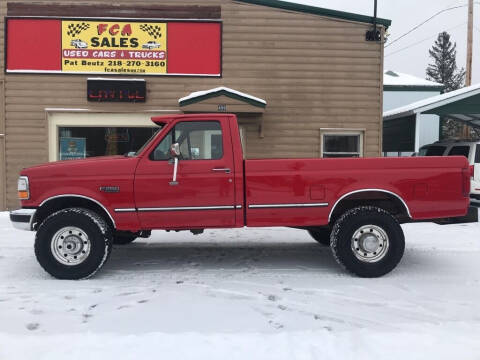 1996 Ford F-250 for sale at FCA Sales in Motley MN