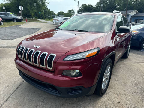 2017 Jeep Cherokee for sale at Motley's Auto World in Danville VA