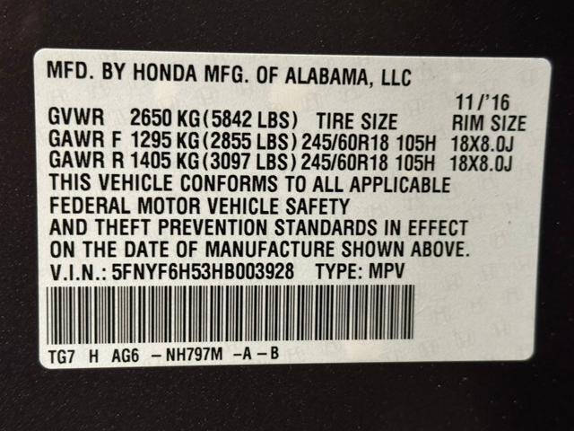 2017 Honda Pilot EX-L