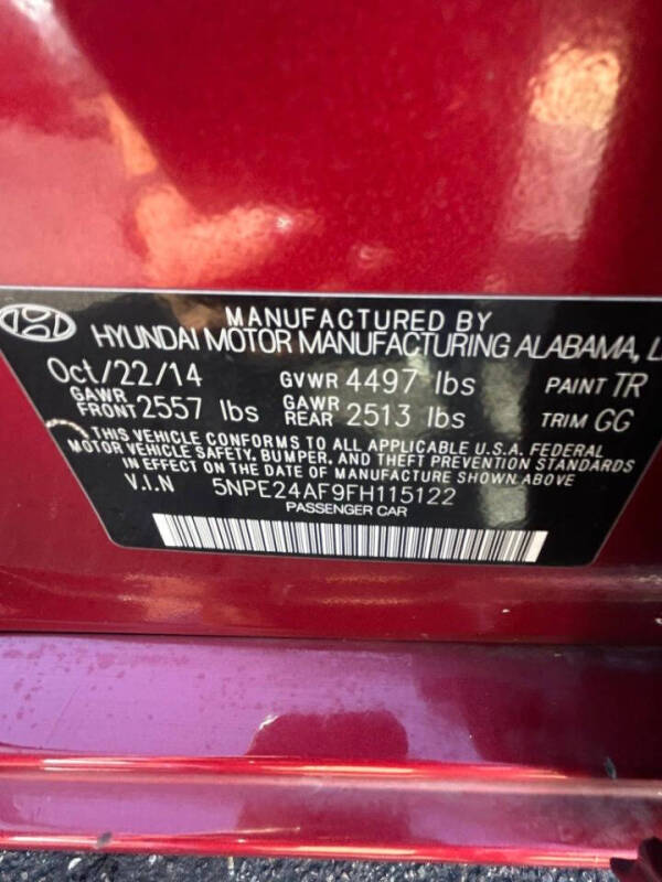 2015 Hyundai Sonata SE