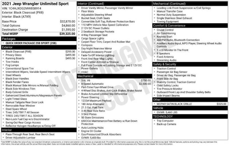 2021 Jeep Wrangler Unlimited