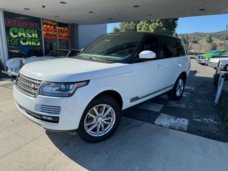 2015 Land Rover Range Rover for sale at Allen Motors, Inc. in Thousand Oaks CA