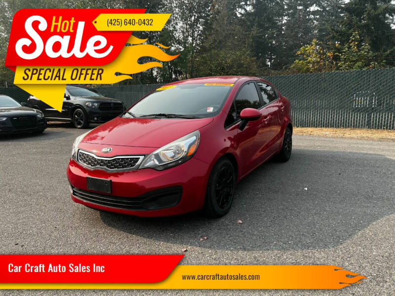 2013 Kia Rio for sale at Car Craft Auto Sales Inc in Lynnwood WA