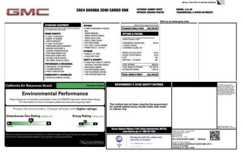 2024 GMC Savana 2500