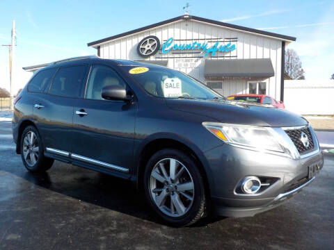 2013 Nissan Pathfinder for sale at Country Auto in Huntsville OH