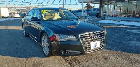 2012 Audi A8 L for sale at I-80 Auto Sales in Hazel Crest IL