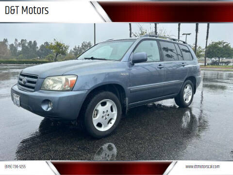 2006 Toyota Highlander for sale at D&T Motors in San Diego CA