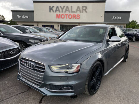 2014 Audi S4 for sale at KAYALAR MOTORS in Houston TX