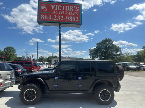 2011 Jeep Wrangler Unlimited for sale at Victor's Auto Sales in Greenville SC